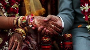 Indian-couple-at-their-wedding